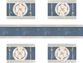 PIGCHCY Elegant Placemats with Matching Table Runner, Washable Durable Plastic by PIGCHCY