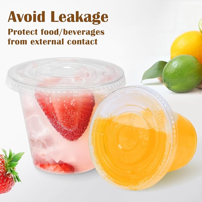 BYSNOW 300 Pack 9 oz Clear Plastic Dessert Cups - Image 3