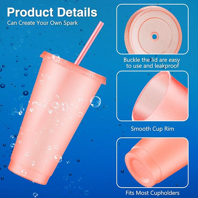 Amyhill 24 Pcs Reusable Cups - Image 3