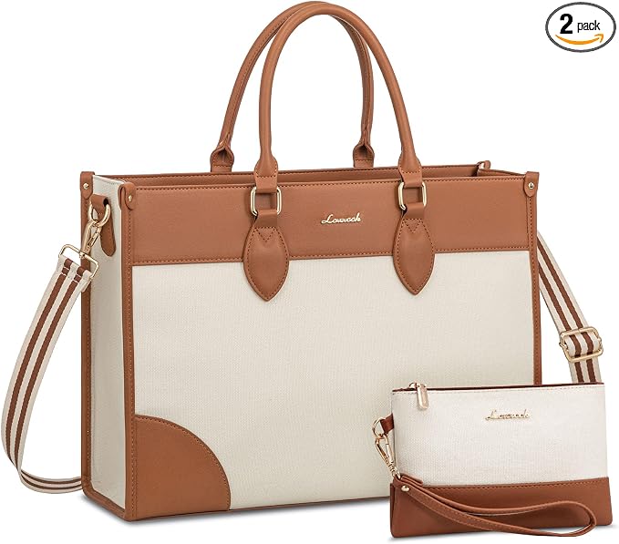 LOVEVOOK Laptop Bag for Women 15.6 lnch, Waterproof Laptops Tote Bags for Womens by LOVEVOOK