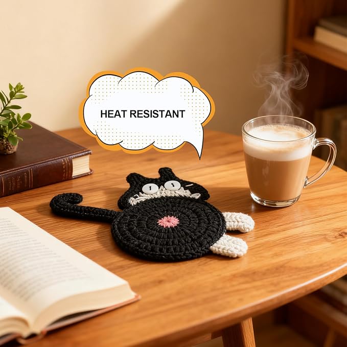 Drink Coaster, Woven Creative Coasters - Image 3