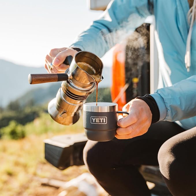 YETI Rambler 6 oz Stackable Mug, Stainless Steel, Vacuum Insulated - Image 5