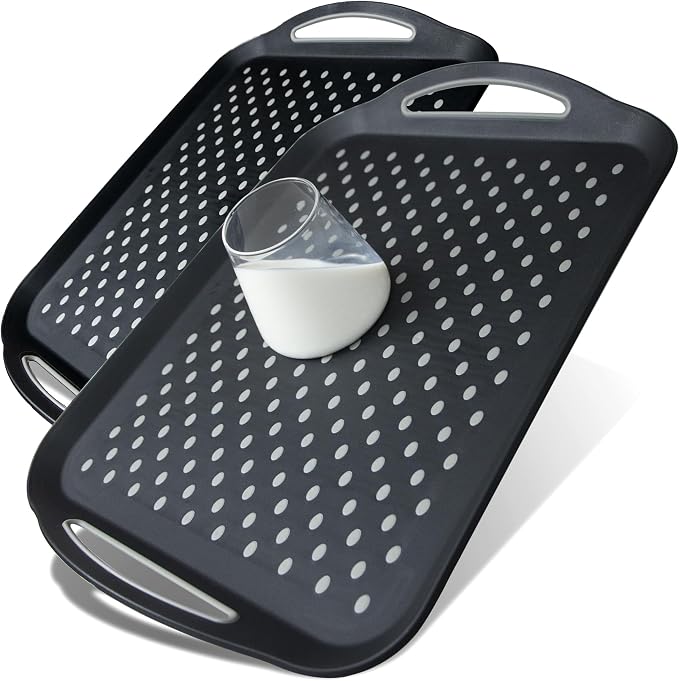 Large Nonslip Serving Tray by CZLIADYT