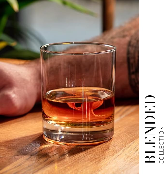Krosno Whisky Sour Tumbler Glasses Old Fashioned Bourbon Cognac Brandy | Set of - Image 5