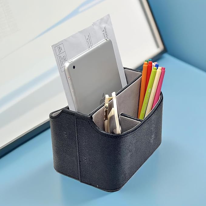 UnionBasic Rotating Desk Organizer, 360 Desk Spinning Caddy, Desktop TV - Image 5