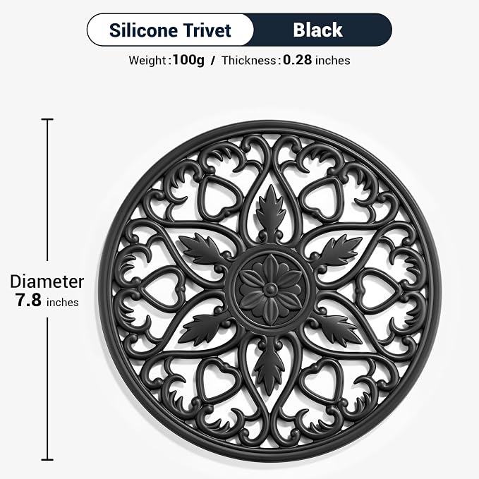 SMARTAKE 6 Set Silicone Trivet Mats - Image 2
