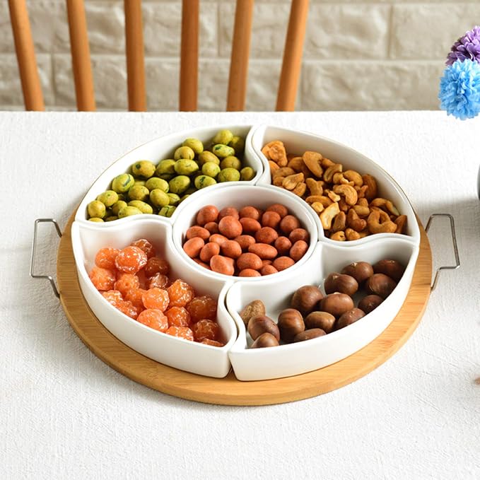 11 Inch Ceramic Divided Serving Dishes - Image 6