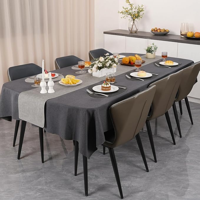 Faux Leather Placemats Set of 4, Dual Sided - Image 3