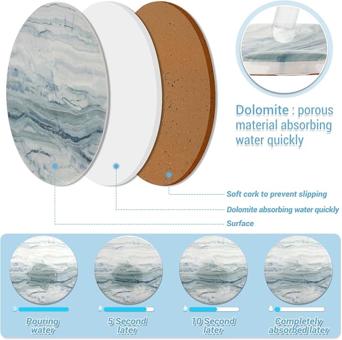 Acejoz Drink Coasters with Holder - Image 4