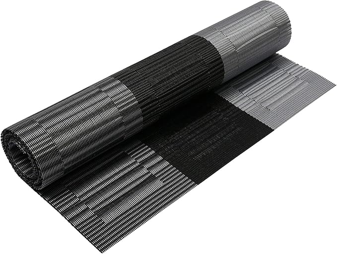 SHACOS Woven Vinyl Table Runner 12 x 54 inch PVC Runner - Image 5