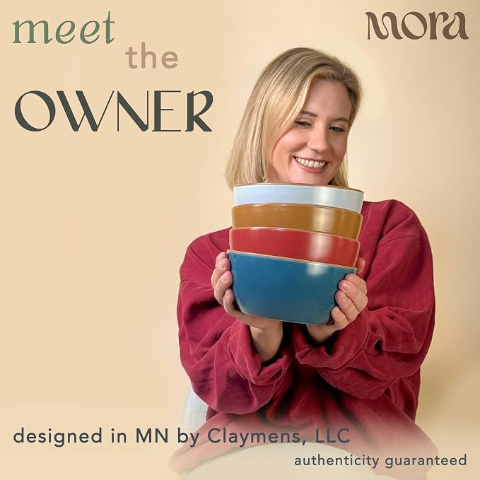Mora Ceramic Artisan Matte Bowls - Image 3