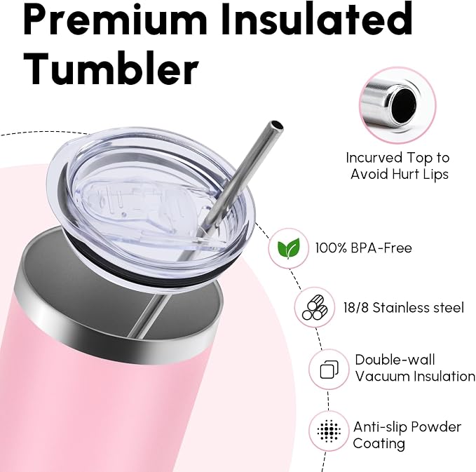 Volhoply 20 oz Skinny Tumbler - Image 3
