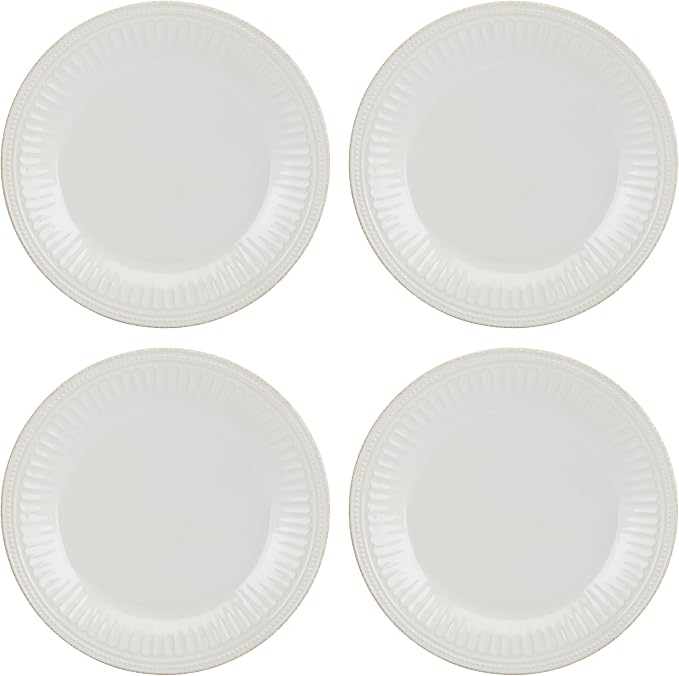 Lenox French Perle Groove White Stoneware Dinnerware Set - Image 2