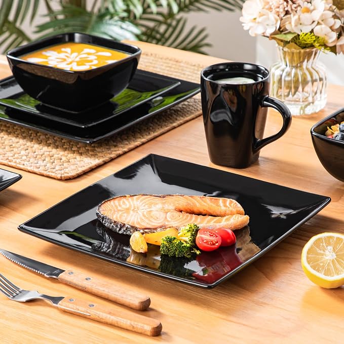 vancasso Soho Dinnerware Sets 24 Pieces, Dinner Plate, Cups and Plates Sets - Image 5