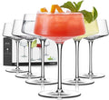 Martini Glasses Set of 6, Coupe Cocktail Glasses by LUNAMANTHA
