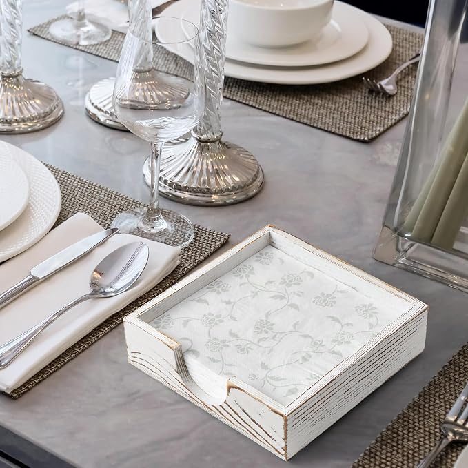 Napkin Holder for Table, Flat Napkin Holder for Luncheon, Napkin Holders for - Image 5