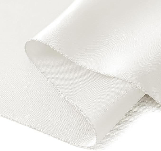 Horbaunal 12 Pack Ivory Satin Table Runner 12 x 108 Inch | Smooth Table Runners - Image 7