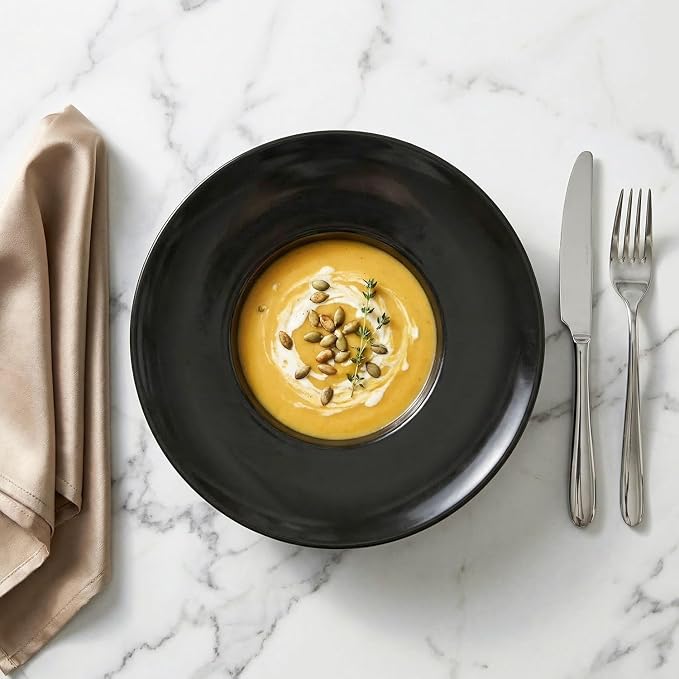 Ceramics Rimmed Soup Bowls 5.1 oz, Pasta plates - Image 5