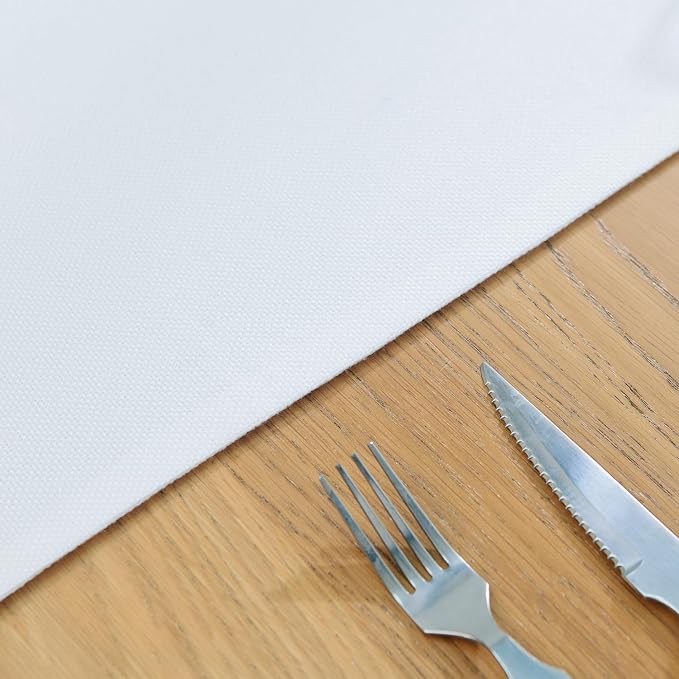 Soft Caddice Faux Linen Table Runner Cloth 2 Side - Image 4