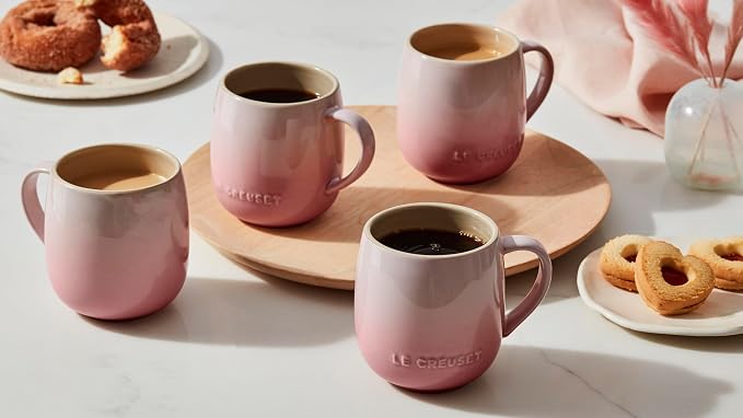 Le Creuset Stoneware Set of 4 Heritage Mugs, 13 oz. each - Image 6