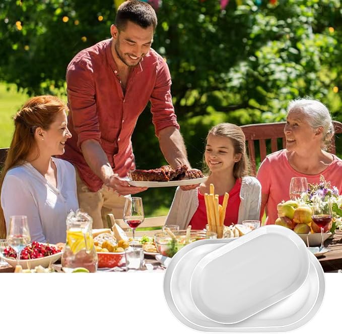 Taeochiy Large Oval Serving Platter Set of 3 - Image 8