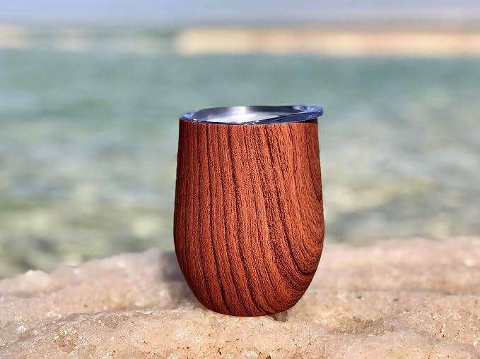 CHILLOUT LIFE 12 oz Stainless Steel Wine Tumblers 2 Pack - Image 7