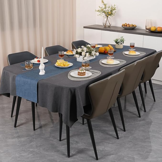 Faux Leather Placemats Set of 4, Dual Sided - Image 3