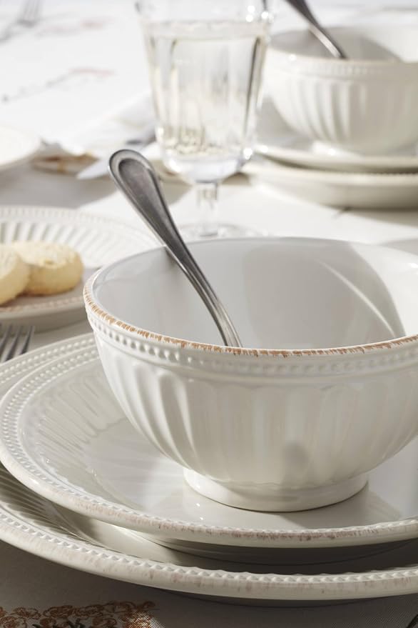 Lenox 895721 French Perle Groove Dinner Plates - Image 4