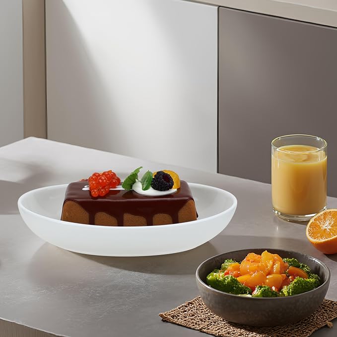 EIKS Ceramic Deep Plates Oval Shaped Dishes, Size of L8.1 x W5.7 | - Image 8