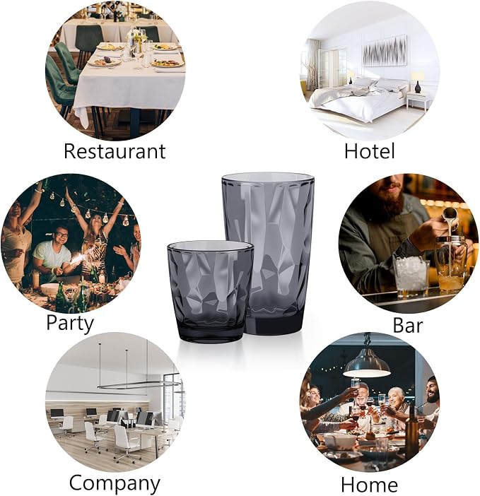 Topsky Plastic Tumblers Reusable, Shatter Proof Cups Drinking Glasses, - Image 8