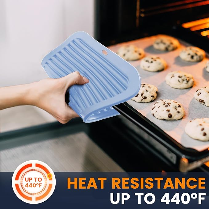 Silicone Trivet Mats 2 Heat Resistant Pot Holders Multipurpose Non-Slip Hot Pads - Image 7