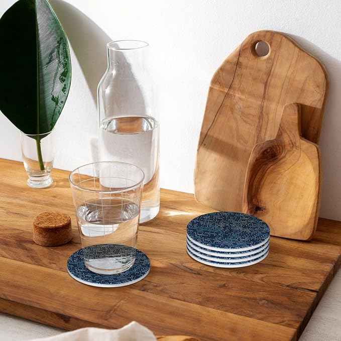 Coding Code Coasters Set of 4, Absorbent Ceramic Drink Coasters Cup Mat - Image 7