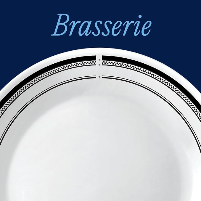 Corelle Vitrelle 10.25" Dinner Plates Set, Triple Layer Glass and Chip Resistant - Image 2