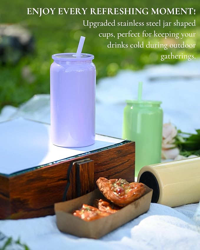 16 oz Sublimatable Tumbler, Insulated Tumbler - Image 6