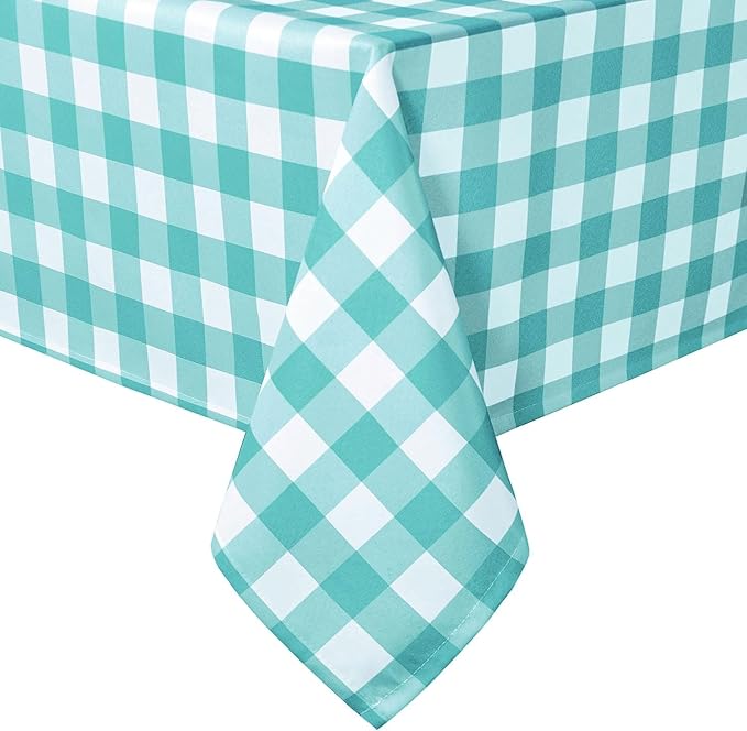 Checkered Tablecloth Square, 30 x 30 Inch by Hiasan