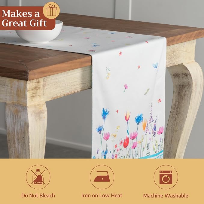 Maison d' Hermine Table Runner 100% Cotton 14.50" x 72" | Table Runners 72 - Image 5