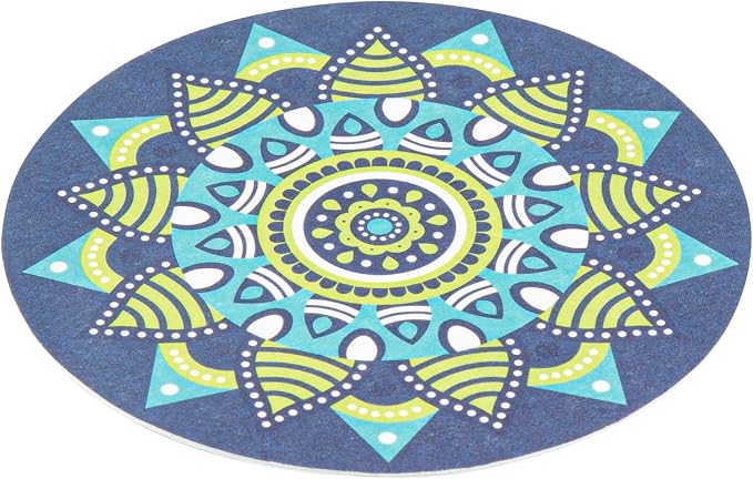 Restaurantware Round Paper Floral Coaster, 48 Pack - Image 26