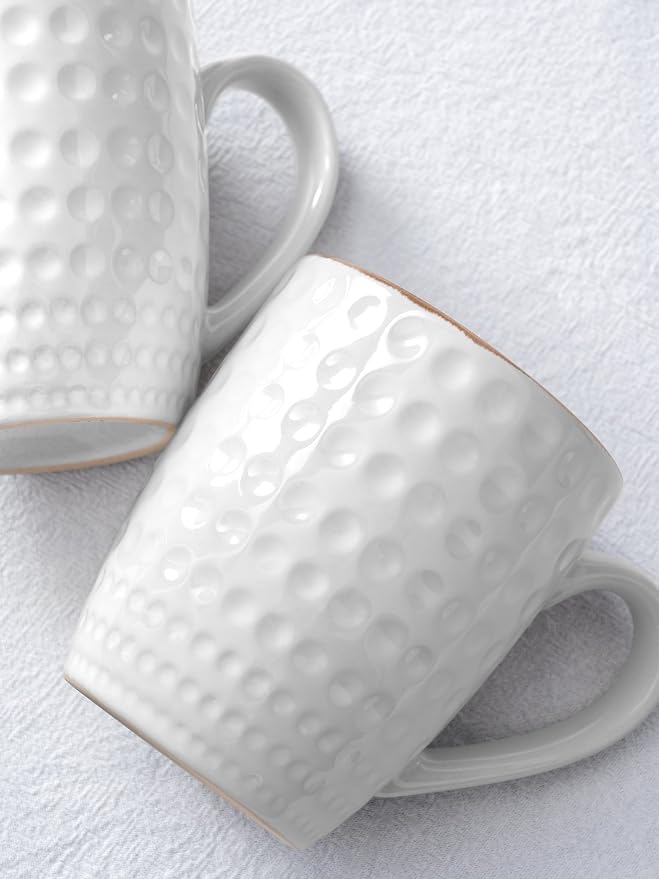 famiware Eden Coffee Mugs Sets of 4, 12 oz Ceramic Stoneware Mug Cup Set | - Image 4