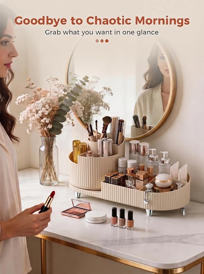 Booklov Rotating Makeup Organizer - Image 5
