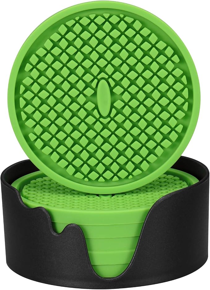 ME.FAN Silicone Coasters Thickened Drink Coasters by MEFAN