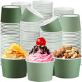 Jingmore Paper Ice Cream Cups 9oz Colored Disposable Dessert Bowls by Jingmore