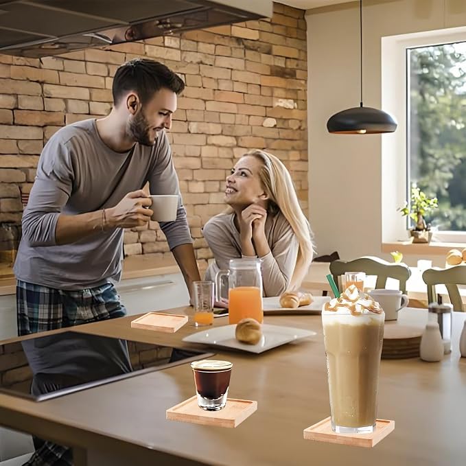 Square Bamboo Tray, DIY Mosaic & Resin Craft Base, Jewelry Display, Serving - Image 5