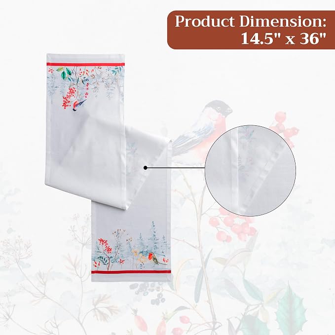 Maison d' Hermine Table Runner 100% Cotton 14.50" x 36" | Table Runners 36 - Image 7