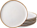 AmorArc Ceramic Dinner Plates Set of 6, 10.5 Inch Stoneware Plates Set | by AmorArc