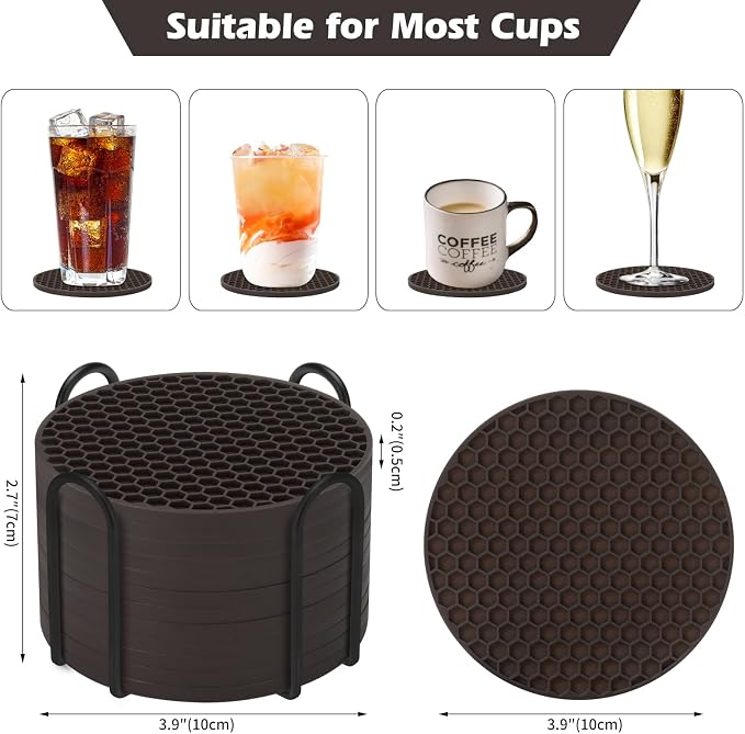 TWTLi Silicone Coasters Set of 12 - Image 5