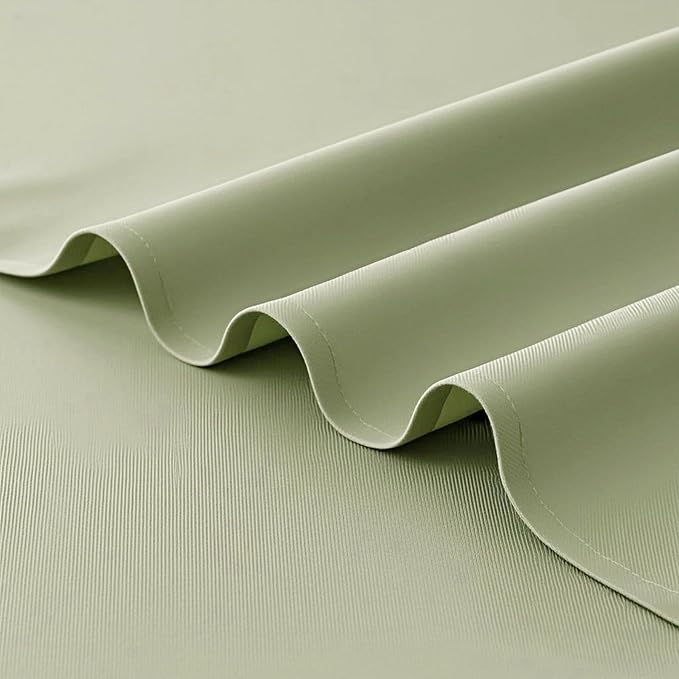 FOLINS&HOME Sage Green Waterproof Decorative Table Runner 48 Inches Long | - Image 5