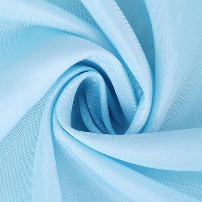 FOLINS&HOME Baby Blue Waterproof Decorative Table Runner 60 Inches Long | - Image 7