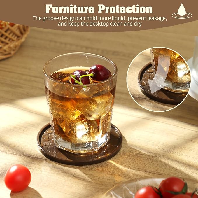Coasters, Drink Coasters Set of 8 - Image 3