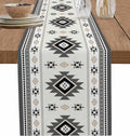 Boho Table Runners 108 Inches Long, Abstract Southwestern Kitchen Dining Tables by Unknown