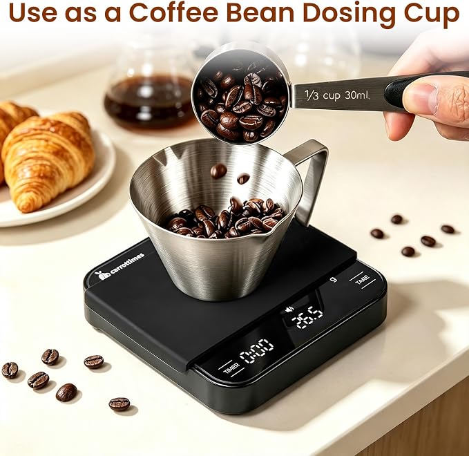 10 Pc Stainless Steel Espresso Shot Cups, 3.4oz/100ml, V-Shaped Mouth - Image 7